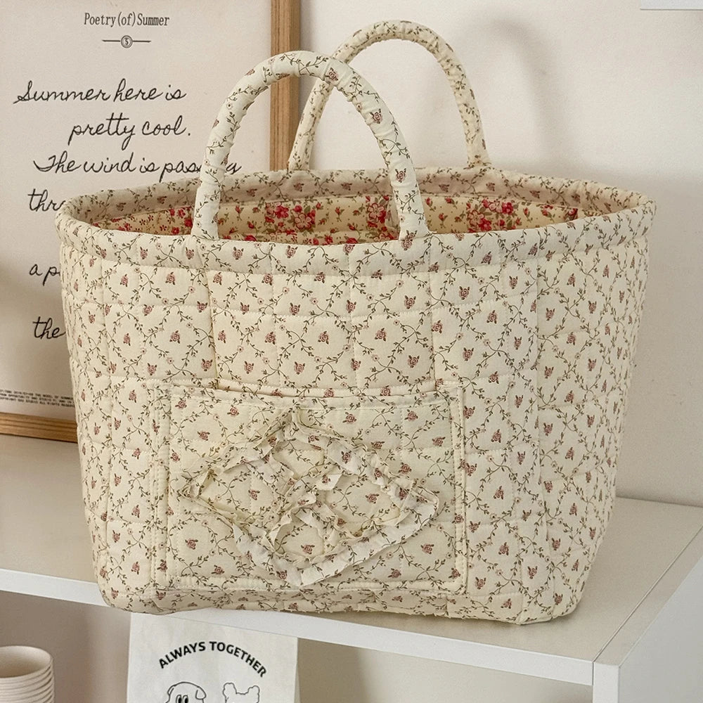 Air Friend Floral Tote Basket