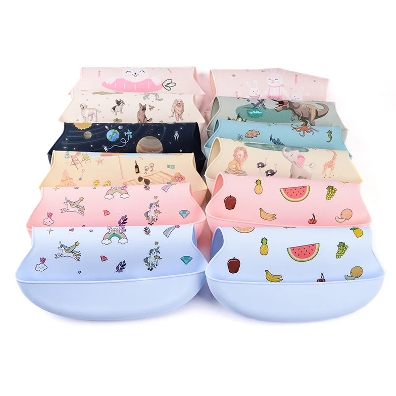 Silicone Waterproof Baby Bib