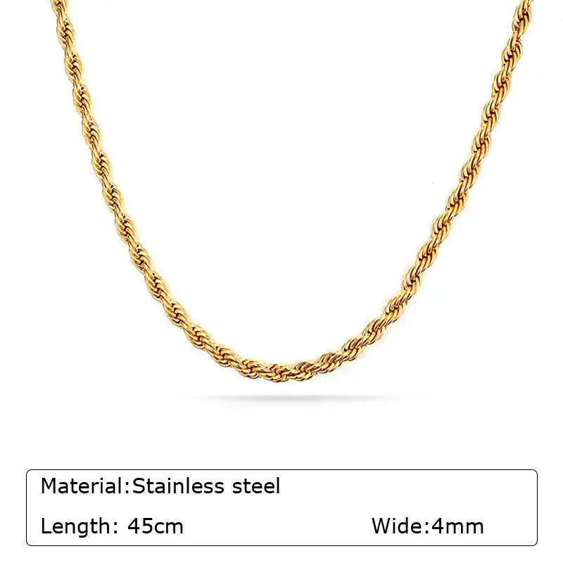 Chunky Gold Link Necklace