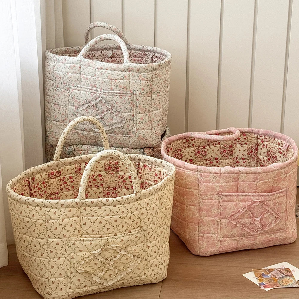 Air Friend Floral Tote Basket