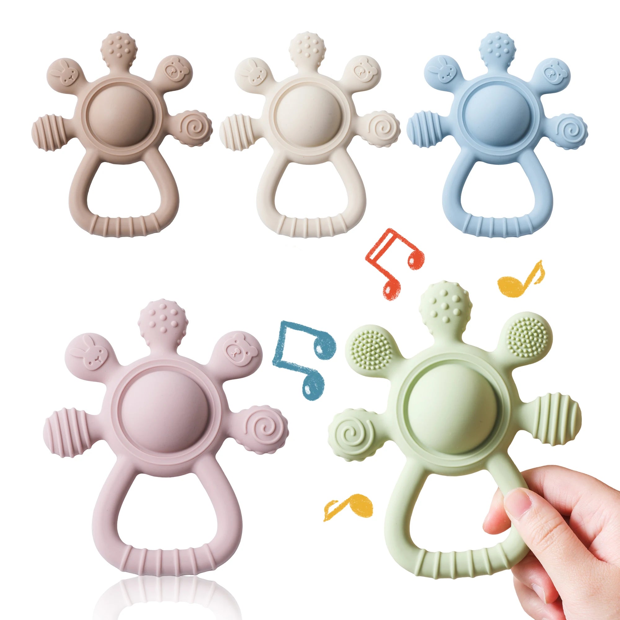 BPA Free Silicone Teether