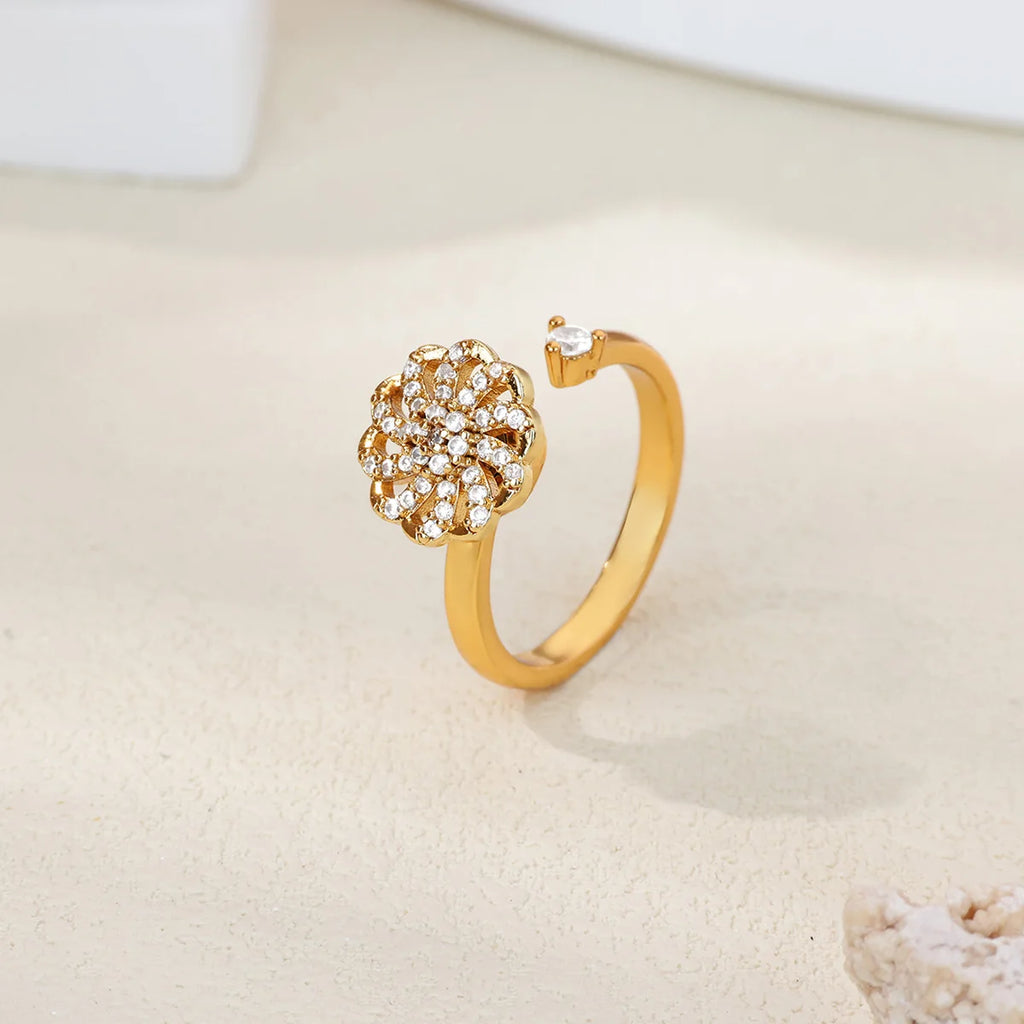 Golden Bloom Ring