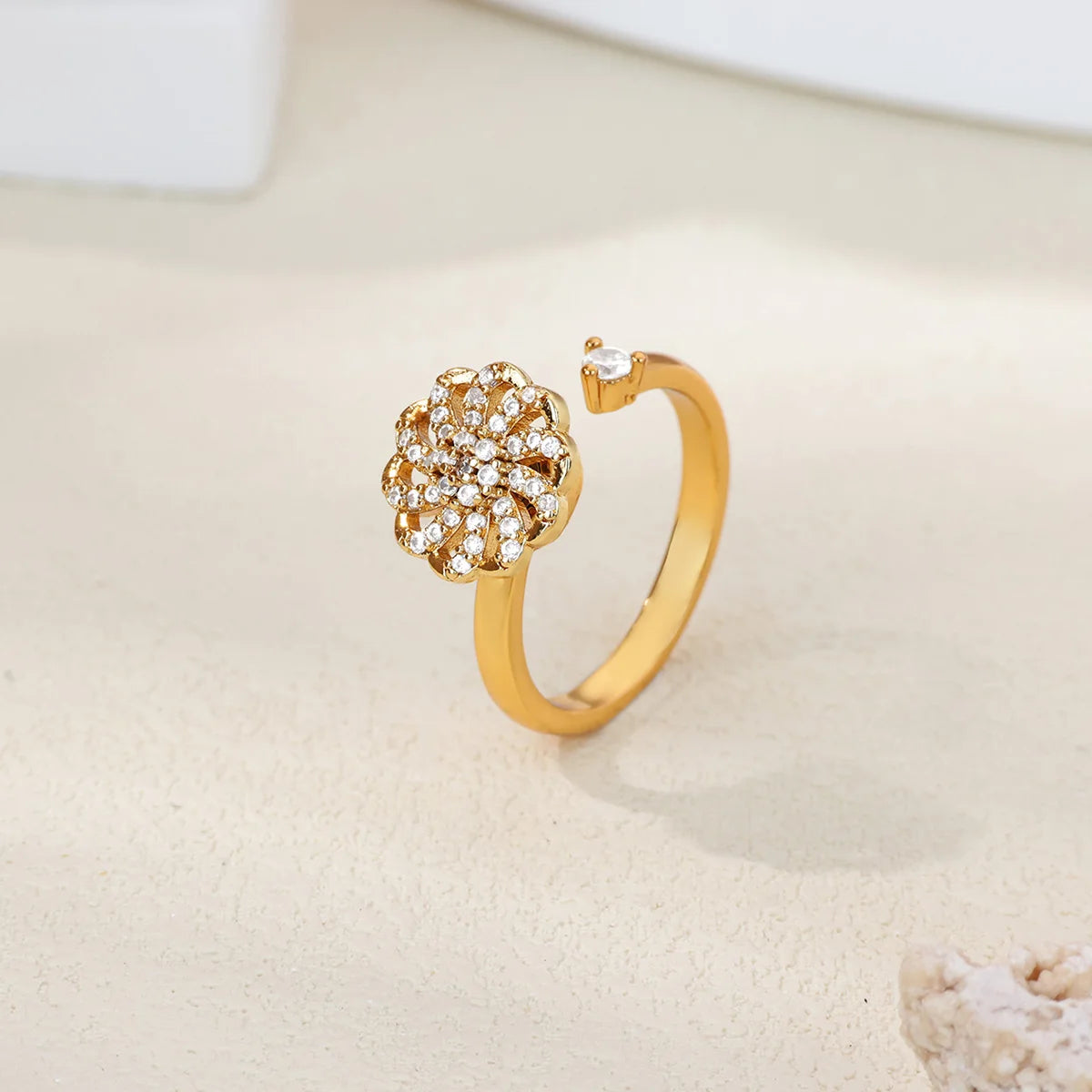 Golden Bloom Ring
