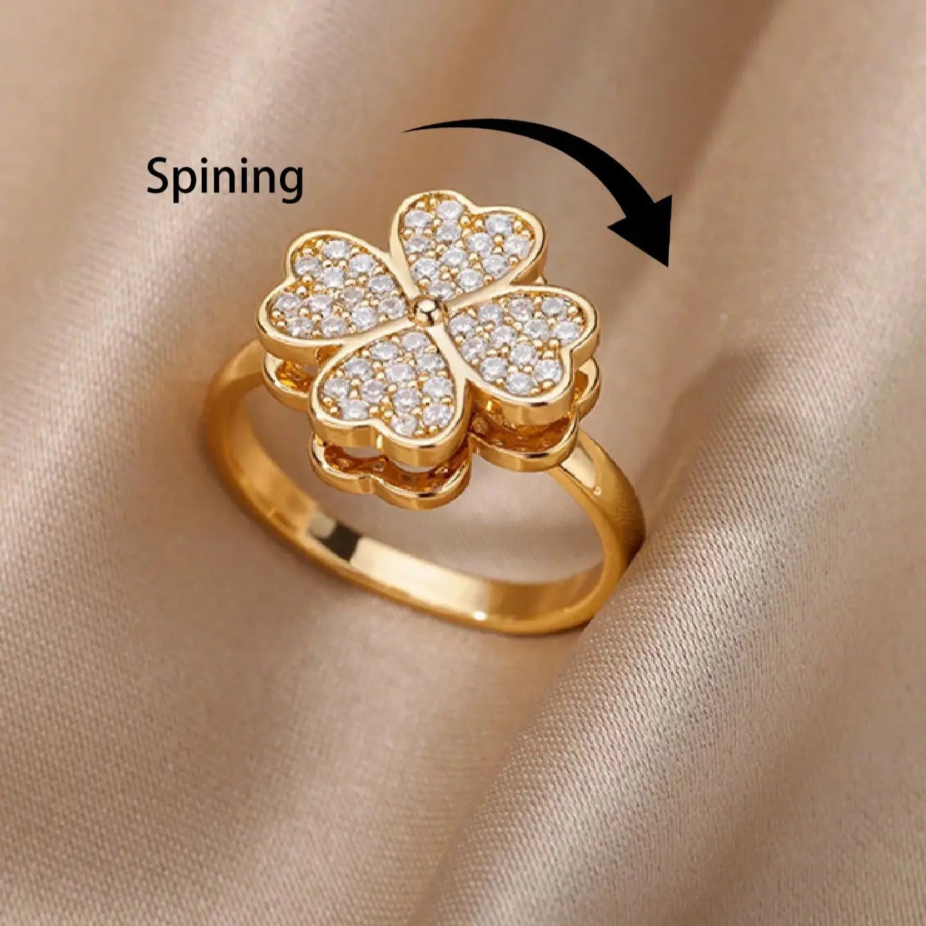 Golden Bloom Ring
