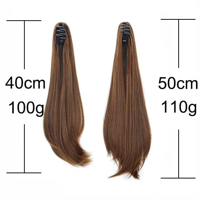 Female Slightly Curve Ponytail Hair Extension
