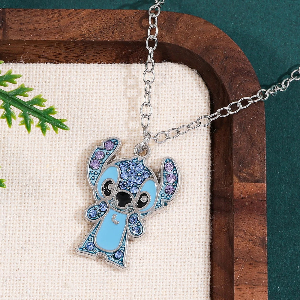 Stitch Full Diamond Necklace