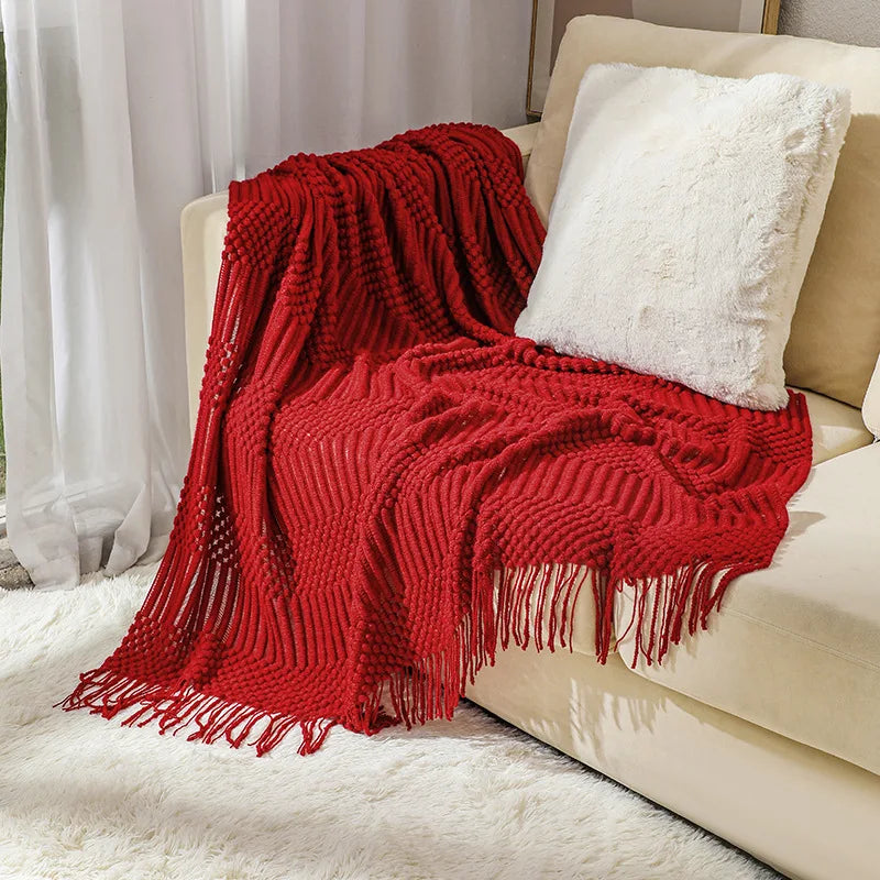 Cozy Tassel Throw
