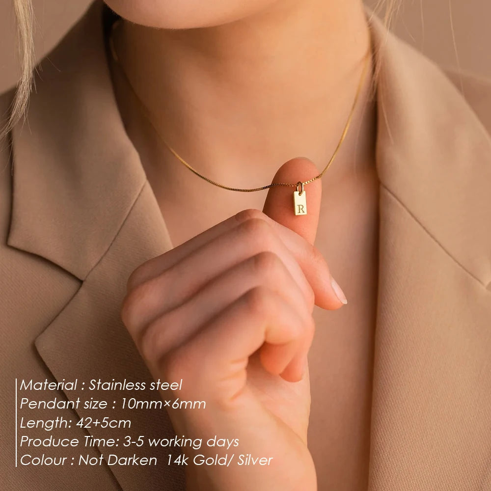 Signature Letter Necklace