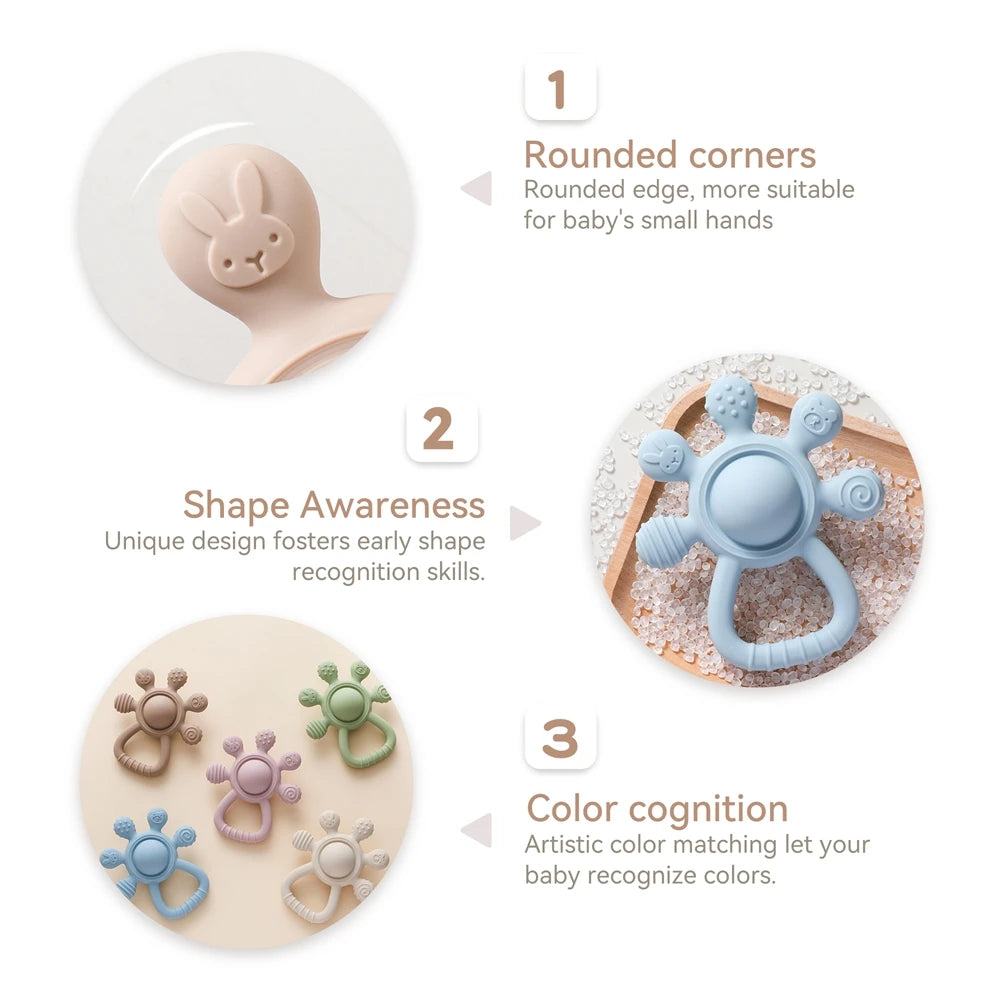 BPA Free Silicone Teether