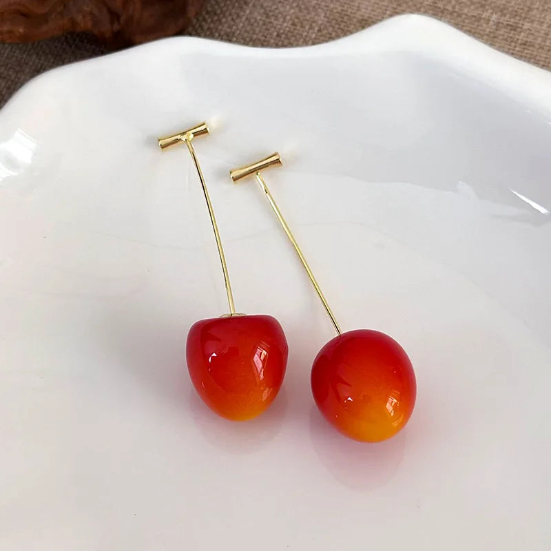 Red Cherry Earrings