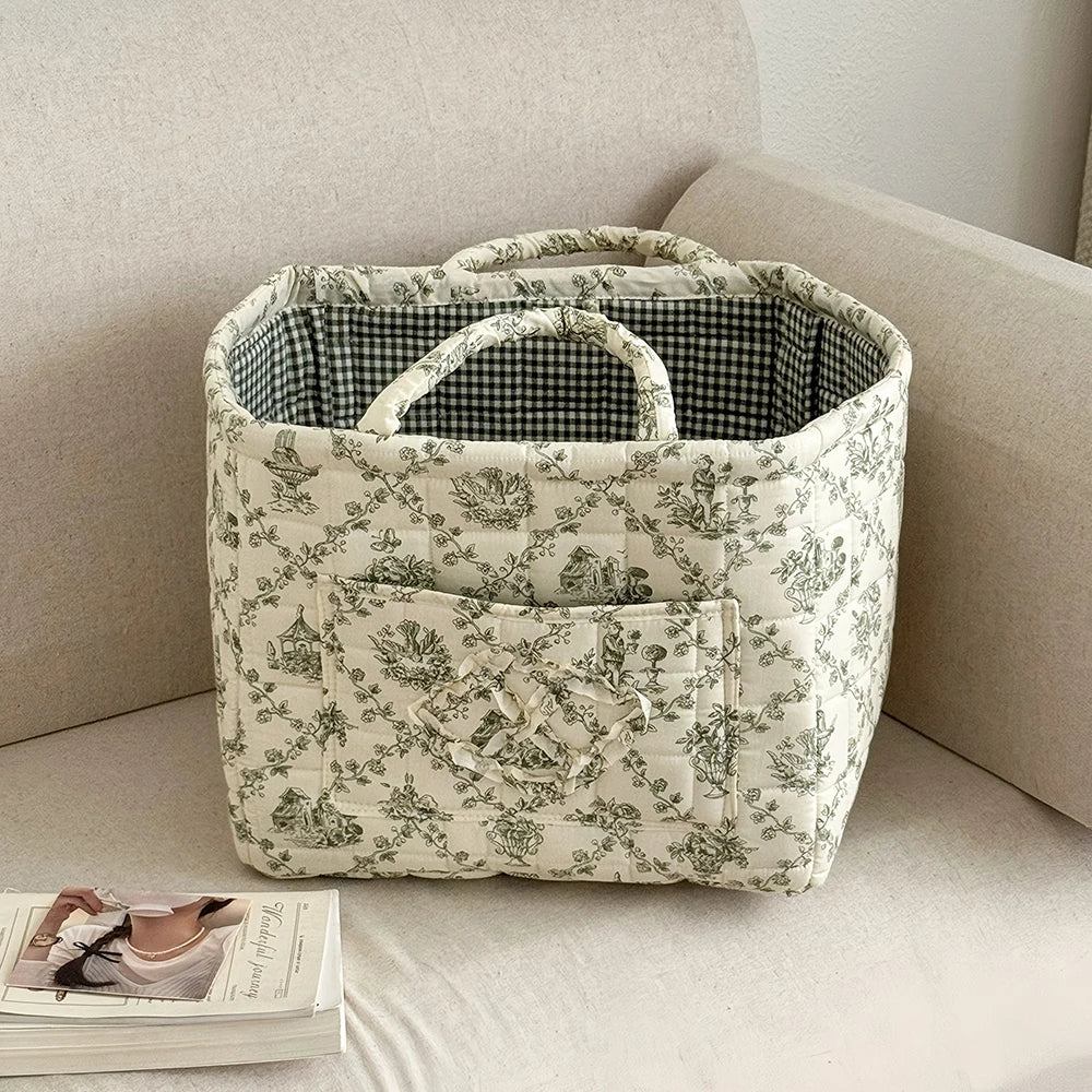 Air Friend Floral Tote Basket