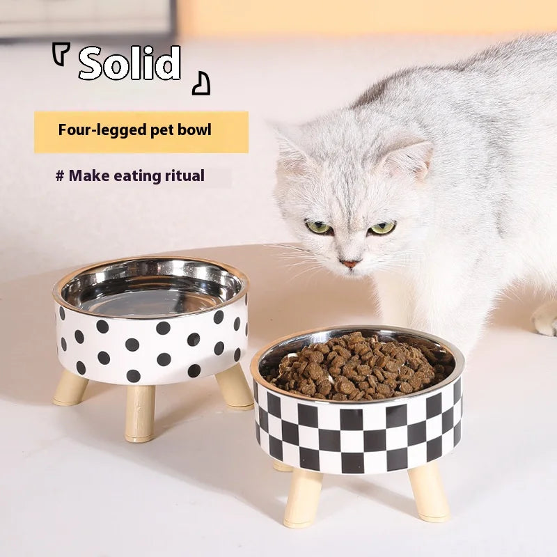 Polka Dot Pet Bowl