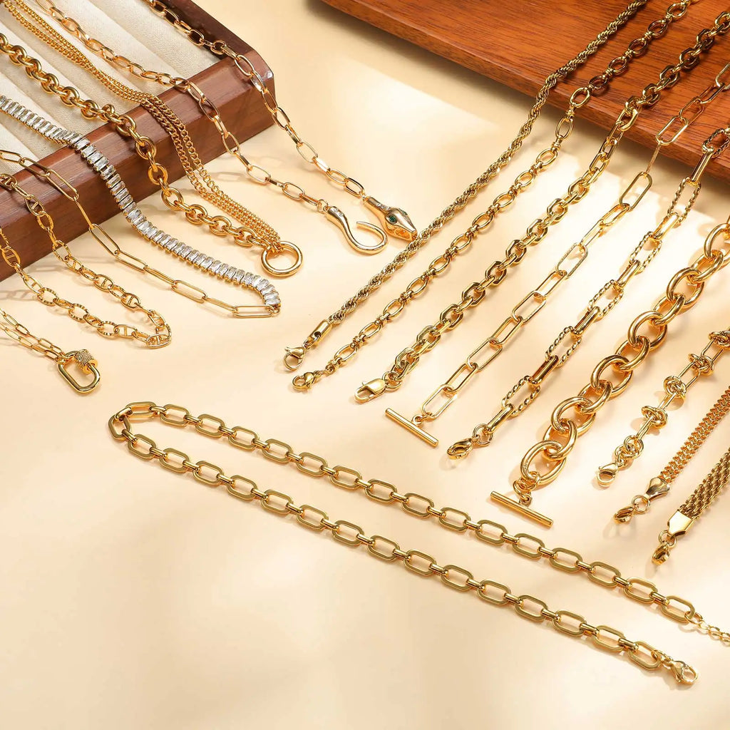Chunky Gold Link Necklace