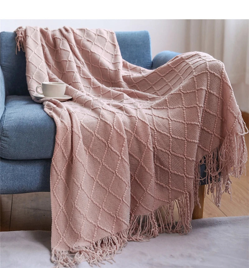 Cozy Tassel Throw