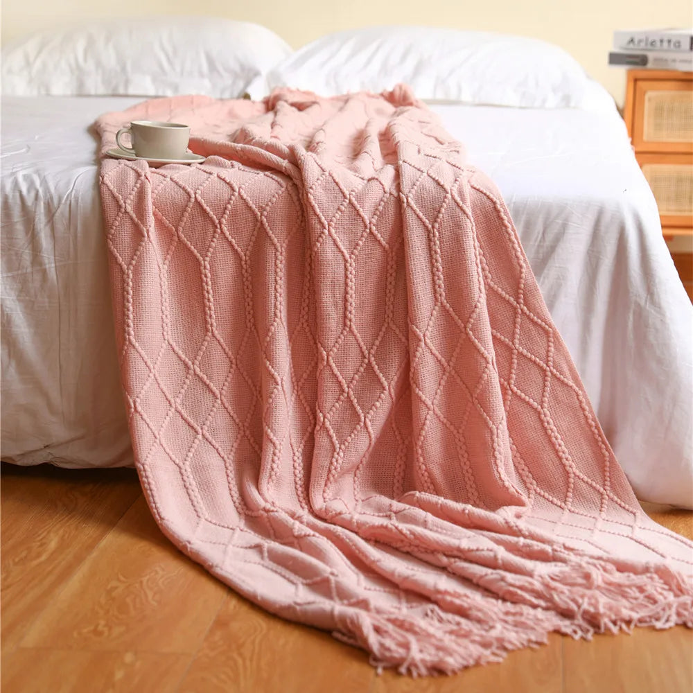 Cozy Tassel Throw