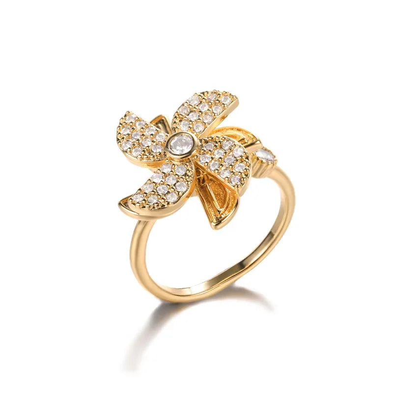 Golden Bloom Ring