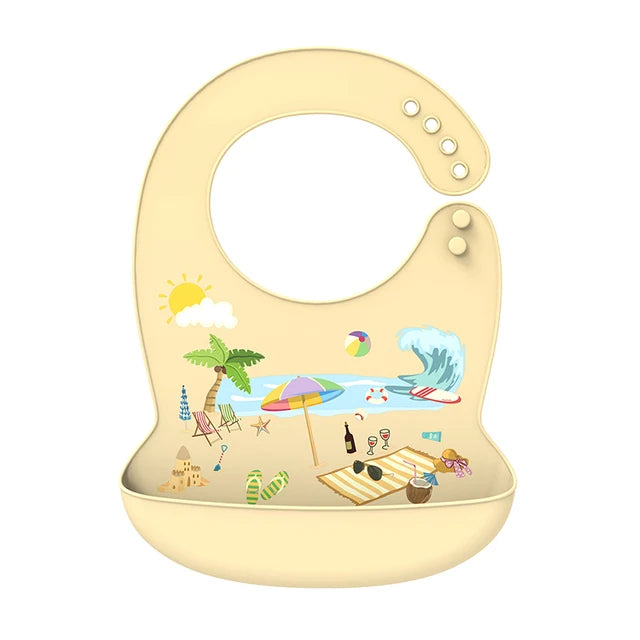 Silicone Waterproof Baby Bib