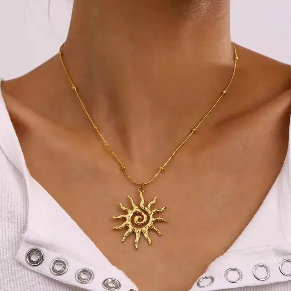 Sunbeam Necklace & Earrings
