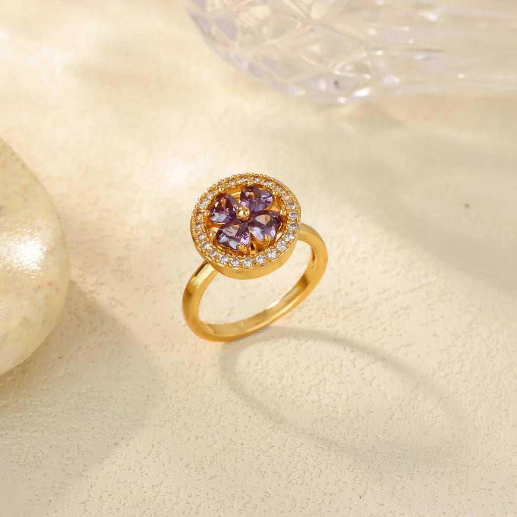 Golden Bloom Ring