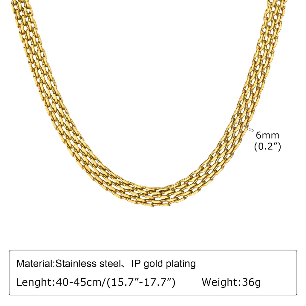 Chunky Gold Link Necklace
