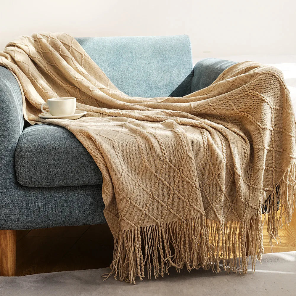 Cozy Tassel Throw