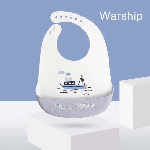 Silicone Waterproof Baby Bib