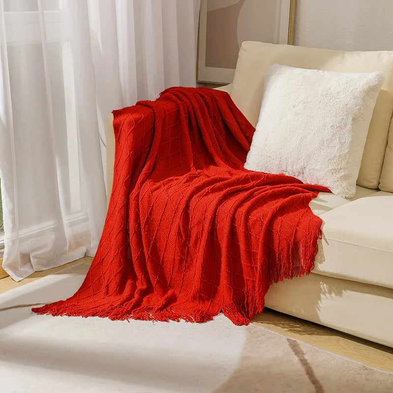 Cozy Tassel Throw