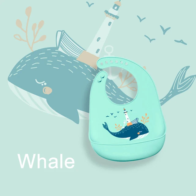 Silicone Waterproof Baby Bib