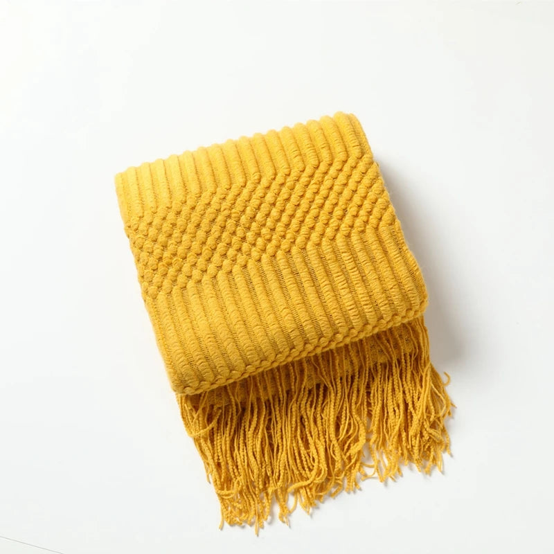 Cozy Tassel Throw