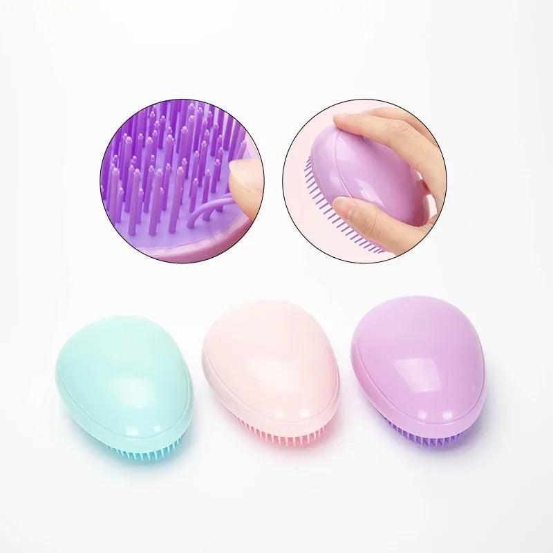 Mini Egg Round Shape Hairbrush