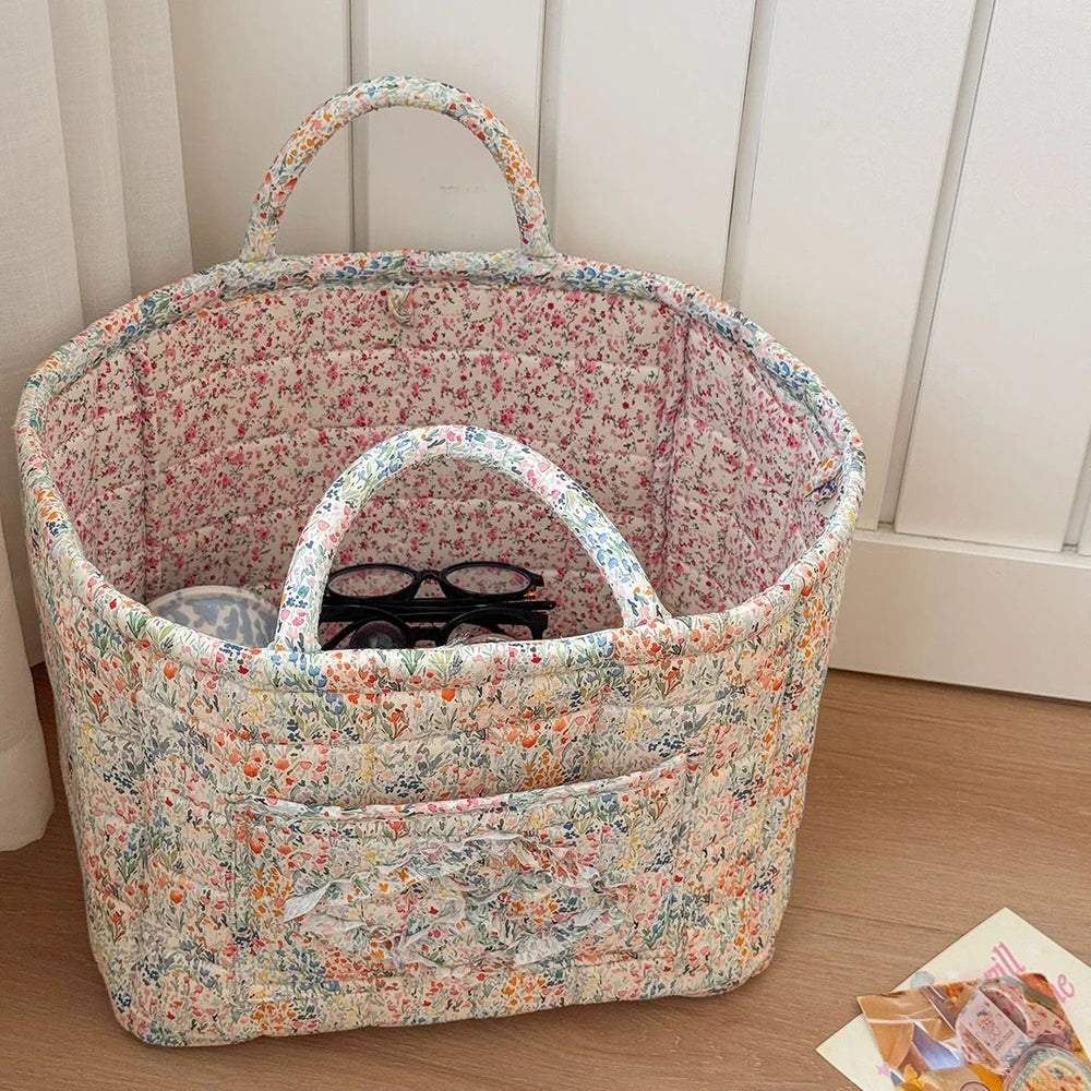 Air Friend Floral Tote Basket