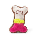 Plush Dog Squeaky Toy Bone