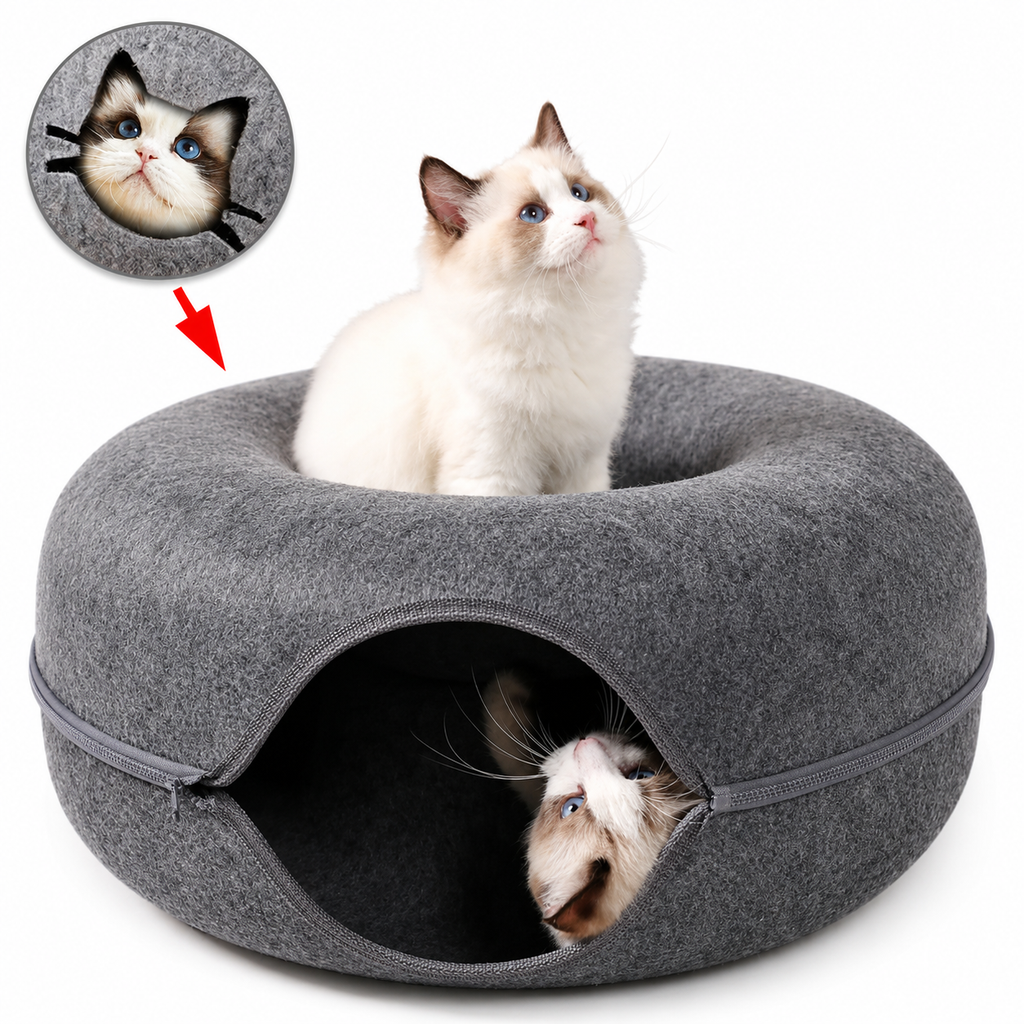 Cozy Cat Tunnel Bed